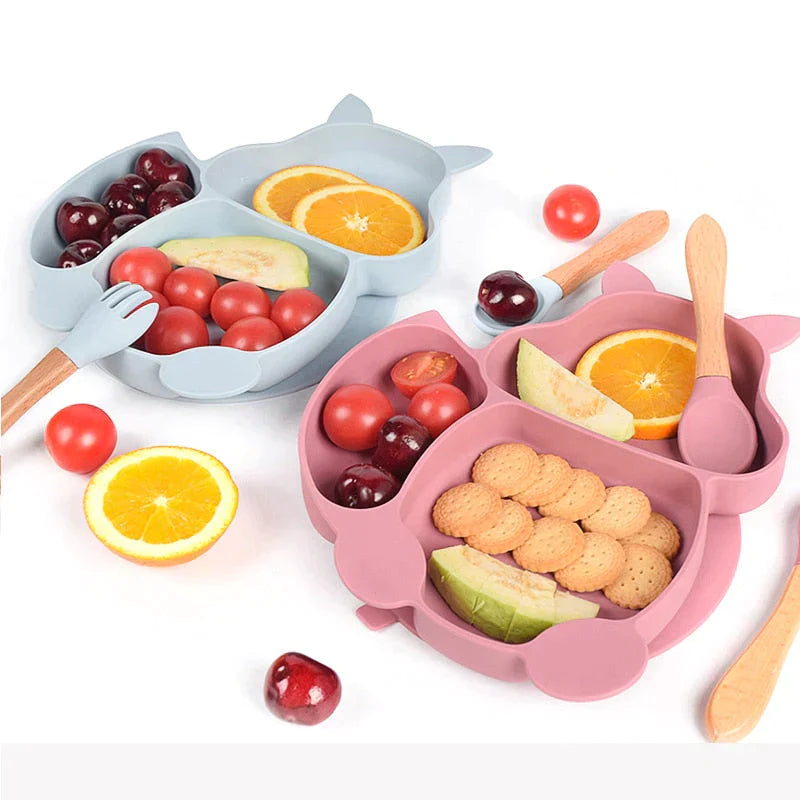 Kit Peças de Silicone para Alimentação dos Bebês - Hibobi